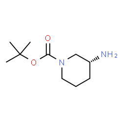 ChemSpider 2D Image | (R)-1-Boc-3-piperidinamine | C10H20N2O2