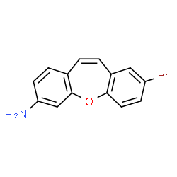 ChemSpider 2D Image | 8-Bromodibenzo[b,f]oxepin-3-amine | C14H10BrNO