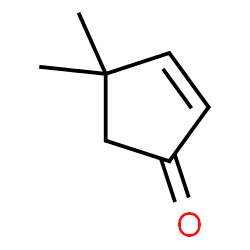 ChemSpider 2D Image | 4,4-Dimethyl-2-cyclopenten-1-one | C7H10O