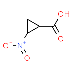 ChemSpider 2D Image | 2-Nitrocyclopropanecarboxylic acid | C4H5NO4