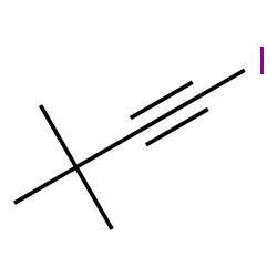 ChemSpider 2D Image | 1-Iodo-3,3-dimethyl-1-butyne | C6H9I
