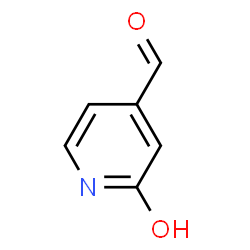 ChemSpider 2D Image | 2-Hydroxy-4-formylpyridine | C6H5NO2