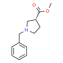 ChemSpider 2D Image | Methyl (3R)-1-benzyl-3-pyrrolidinecarboxylate | C13H17NO2