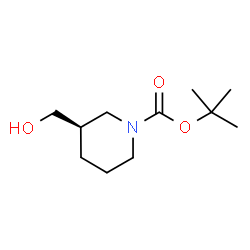 ChemSpider 2D Image | (R)-1-Boc-3-(hydroxymethyl)piperidine | C11H21NO3