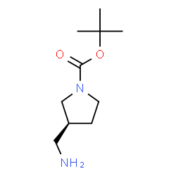 ChemSpider 2D Image | (3S)-3-Aminomethyl-1-Boc-pyrrolidine | C10H20N2O2