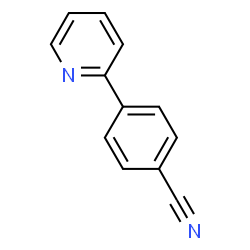 ChemSpider 2D Image | 4-(2-Pyridyl)benzonitrile | C12H8N2
