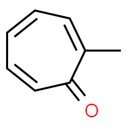 ChemSpider 2D Image | 2-Methyl-2,4,6-cycloheptatrien-1-one | C8H8O