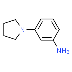 ChemSpider 2D Image | 3-(1-Pyrrolidinyl)aniline | C10H14N2