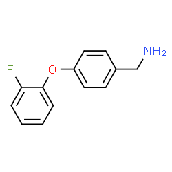 ChemSpider 2D Image | 4-(2-Fluorophenoxy)benzenemethanamine | C13H12FNO