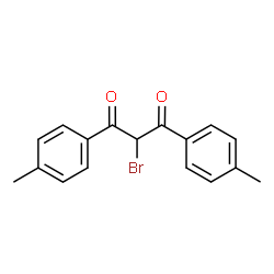 ChemSpider 2D Image | 2-Bromo-1,3-bis(4-methylphenyl)-1,3-propanedione | C17H15BrO2