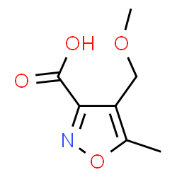 ChemSpider 2D Image | 4-(Methoxymethyl)-5-methylisoxazole-3-carboxylic acid | C7H9NO4