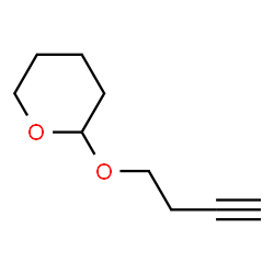 ChemSpider 2D Image | 2-(3-Butynyloxy)tetrahydro-2H-pyran | C9H14O2