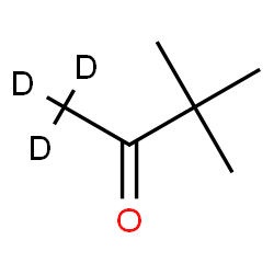 ChemSpider 2D Image | 3,3-Dimethyl-2-(1,1,1-~2~H_3_)butanone | C6H9D3O