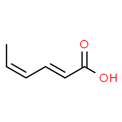 ChemSpider 2D Image | (2E,4Z)-2,4-Hexadienoic acid | C6H8O2