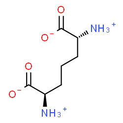 ChemSpider 2D Image | (2R,6R)-2,6-diaminoheptanedioic acid | C7H14N2O4