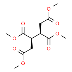 ChemSpider 2D Image | Tetramethyl (2R,3R)-1,2,3,4-butanetetracarboxylate | C12H18O8