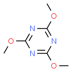 ChemSpider 2D Image | 2,4,6-TRIMETHOXY-S-TRIAZINE | C6H9N3O3