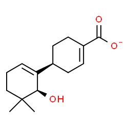 ChemSpider 2D Image | (1S,6'S)-6'-Hydroxy-5',5'-dimethyl-1,1'-bi(cyclohexane)-1',3-diene-4-carboxylate | C15H21O3
