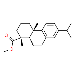 ChemSpider 2D Image | Methyl (5beta)-abieta-8,11,13-trien-18-oate | C21H30O2