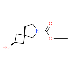 ChemSpider 2D Image | 2-Methyl-2-propanyl (2s,4r)-2-hydroxy-6-azaspiro[3.4]octane-6-carboxylate | C12H21NO3