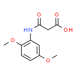 ChemSpider 2D Image | 3-[(2,5-Dimethoxyphenyl)amino]-3-oxopropanoic acid | C11H13NO5