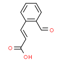 ChemSpider 2D Image | 2-Formylcinnamic acid | C10H8O3
