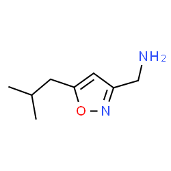 ChemSpider 2D Image | (5-Isobutylisoxazol-3-yl)methanamine | C8H14N2O