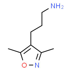 ChemSpider 2D Image | 3-(3,5-dimethyl-4-isoxazolyl)propylamine | C8H14N2O