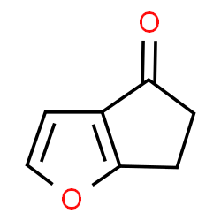 ChemSpider 2D Image | 5,6-Dihydro-4H-cyclopenta[b]furan-4-one | C7H6O2