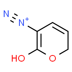 ChemSpider 2D Image | 6-Hydroxy-2H-pyran-5-diazonium | C5H5N2O2