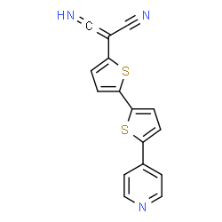 ChemSpider 2D Image | 3-Imino-2-[5'-(4-pyridinyl)-2,2'-bithiophen-5-yl]acrylonitrile | C16H9N3S2