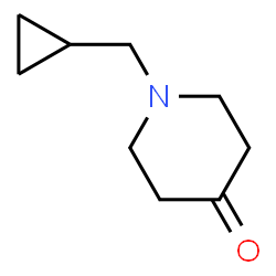 ChemSpider 2D Image | 1-(Cyclopropylmethyl)-4-piperidinone | C9H15NO