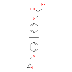 ChemSpider 2D Image | BADGE-H2O | C21H26O5
