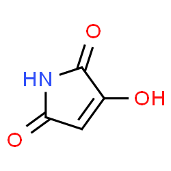 ChemSpider 2D Image | 3-Hydroxy-1H-pyrrole-2,5-dione | C4H3NO3