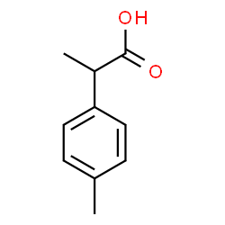 ChemSpider 2D Image | p-Methylhydratropic acid | C10H12O2