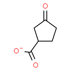 ChemSpider 2D Image | 3-Oxocyclopentanecarboxylate | C6H7O3