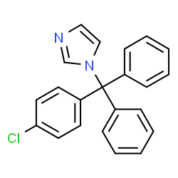 ChemSpider 2D Image | 1-[(4-Chlorophenyl)(diphenyl)methyl]-1H-imidazole | C22H17ClN2