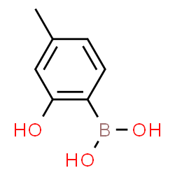 ChemSpider 2D Image | (2-Hydroxy-4-methylphenyl)boronic acid | C7H9BO3