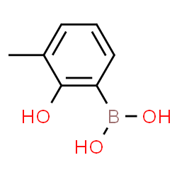 ChemSpider 2D Image | 2-Hydroxy-3-methylphenylboronic acid | C7H9BO3
