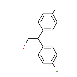 ChemSpider 2D Image | 2,2-Bis(4-fluorophenyl)ethanol | C14H12F2O