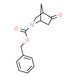 ChemSpider 2D Image | Benzyl 5-oxo-2-azabicyclo[2.2.1]heptane-2-carboxylate | C14H15NO3