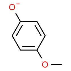 ChemSpider 2D Image | 4-Methoxyphenolate | C7H7O2