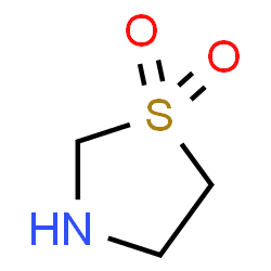 ChemSpider 2D Image | 1,3-Thiazolidine 1,1-dioxide | C3H7NO2S