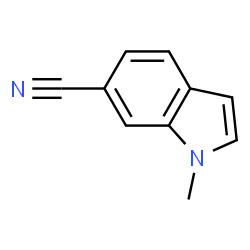 ChemSpider 2D Image | 1-Methyl-1H-indole-6-carbonitrile | C10H8N2