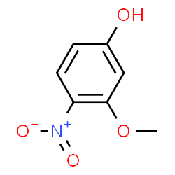 ChemSpider 2D Image | 3-Methoxy-4-nitrophenol | C7H7NO4