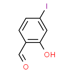 ChemSpider 2D Image | 2-Hydroxy-4-iodobenzaldehyde | C7H5IO2
