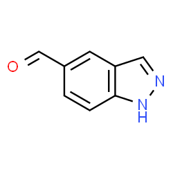 ChemSpider 2D Image | 5-Formyl-1H-indazole | C8H6N2O