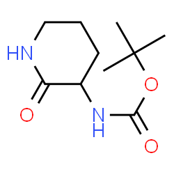 ChemSpider 2D Image | 3-t-Butyloxycarbonyl-amino-2-piperidone | C10H18N2O3