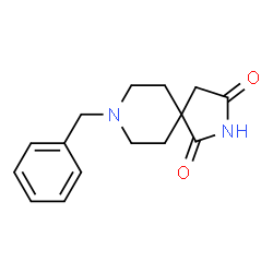 ChemSpider 2D Image | 8-Benzyl-2,8-diazaspiro[4.5]decane-1,3-dione | C15H18N2O2