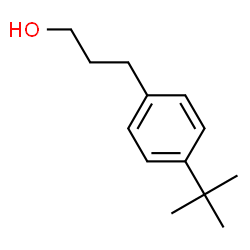ChemSpider 2D Image | 3-(4-tert-Butyl-phenyl)-propan-1-ol | C13H20O